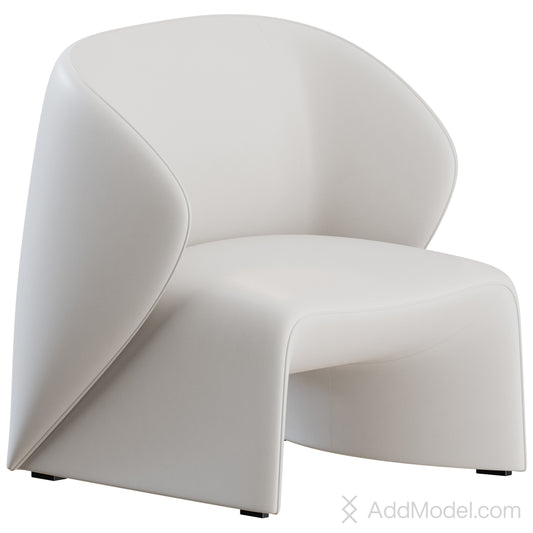 Narinari Armchair By B&B Italia 3D Model