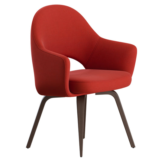 Saarinen Executive Armchair Wood Knoll 3D Model