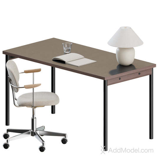 Co Task Chair Armrest Set By Audo Copenhagen 3D Model