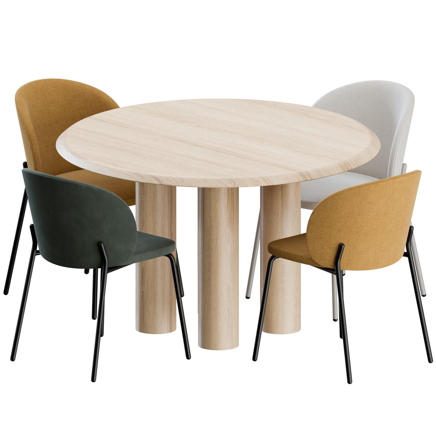 Dining Set By BoConcept & Fredericia 3D Model