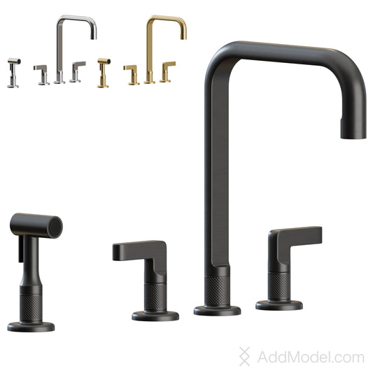 Inciso Kitchen Tap By Gessi 3D Model