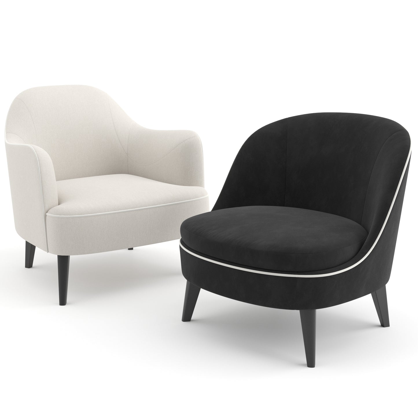 Dragonfly + Lysandre Armchair By Flexform 3D Model