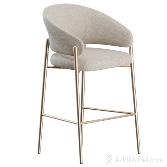 Linda Stool By Marelli 3D Model