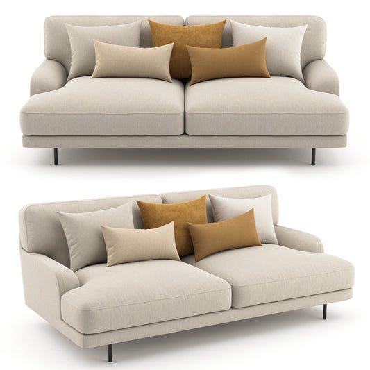 Flaneur Sofa 2 Seater By Gubi 3D Model