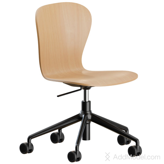 S220 Swivel Chair By Thonet 3D Model