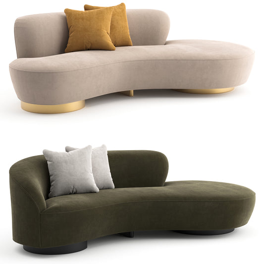 Shorty Sofa By Vladimir Kagan 3D Model