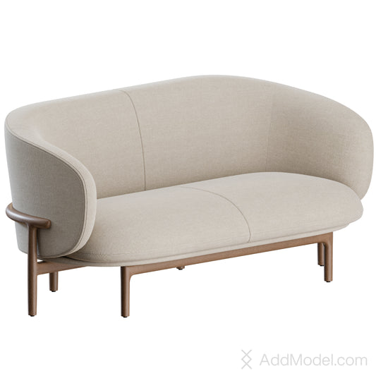 Mela 2 Seater Sofa By Artisan 3D Model