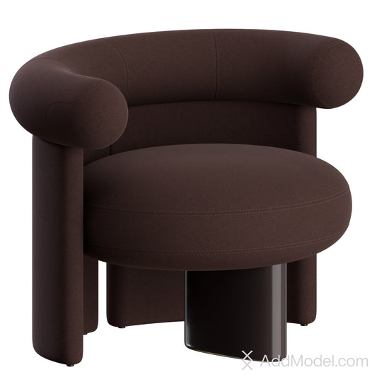 Jeanette Armchair By Meridiani 3D Model