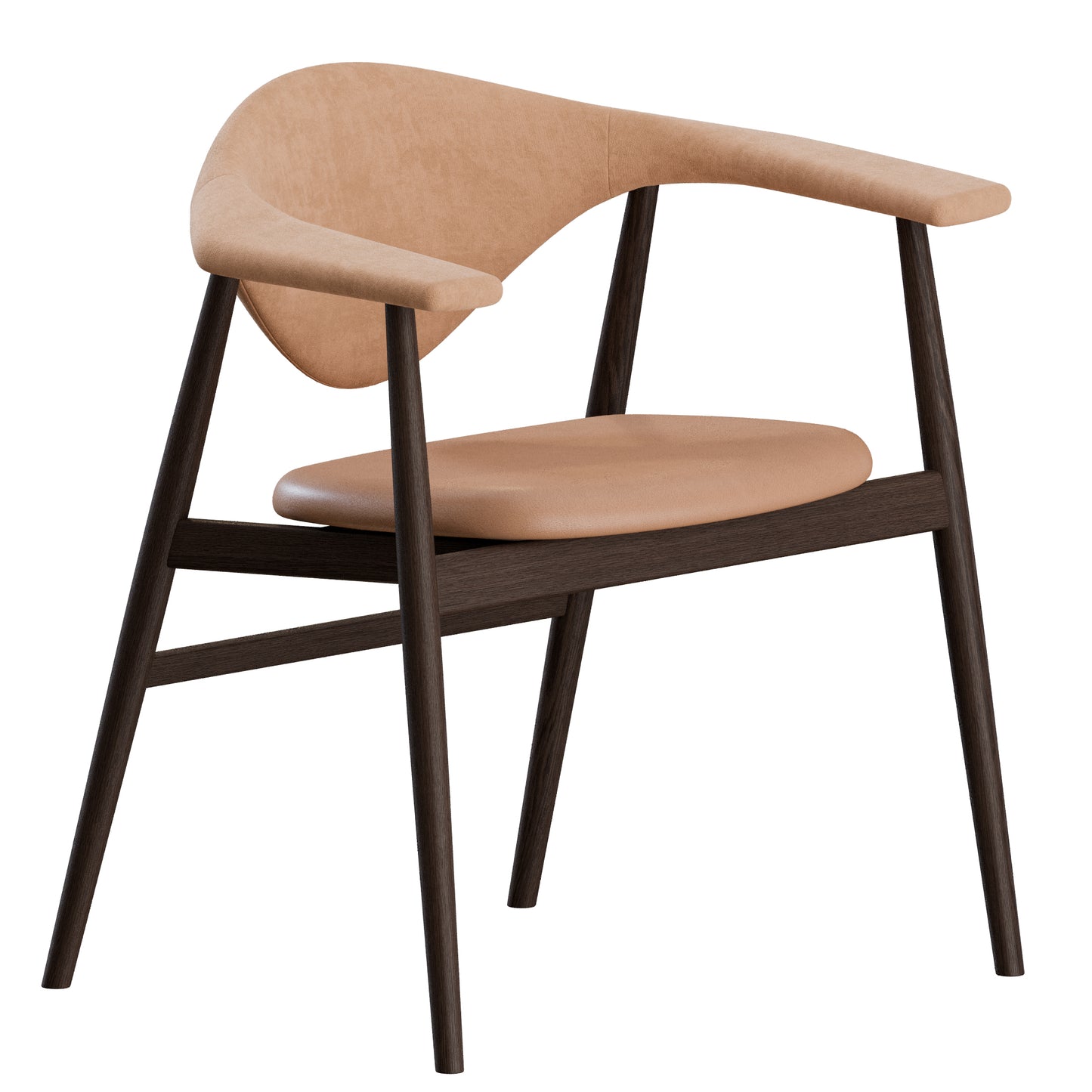 Masculo Dining Chair Gubi 3D Model