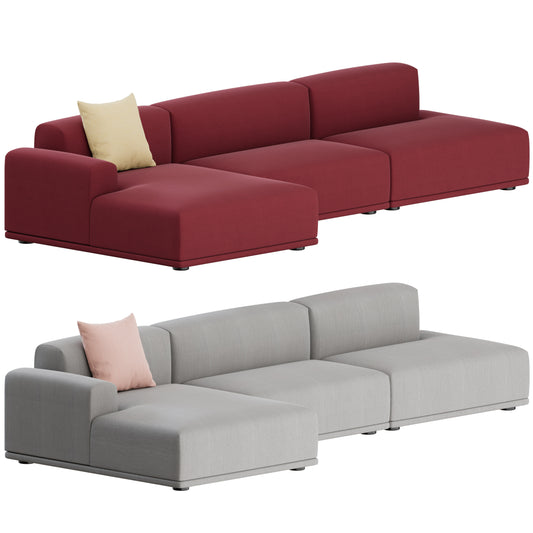 Connect Sofa 3 Seater 02 By Muuto 3D Model