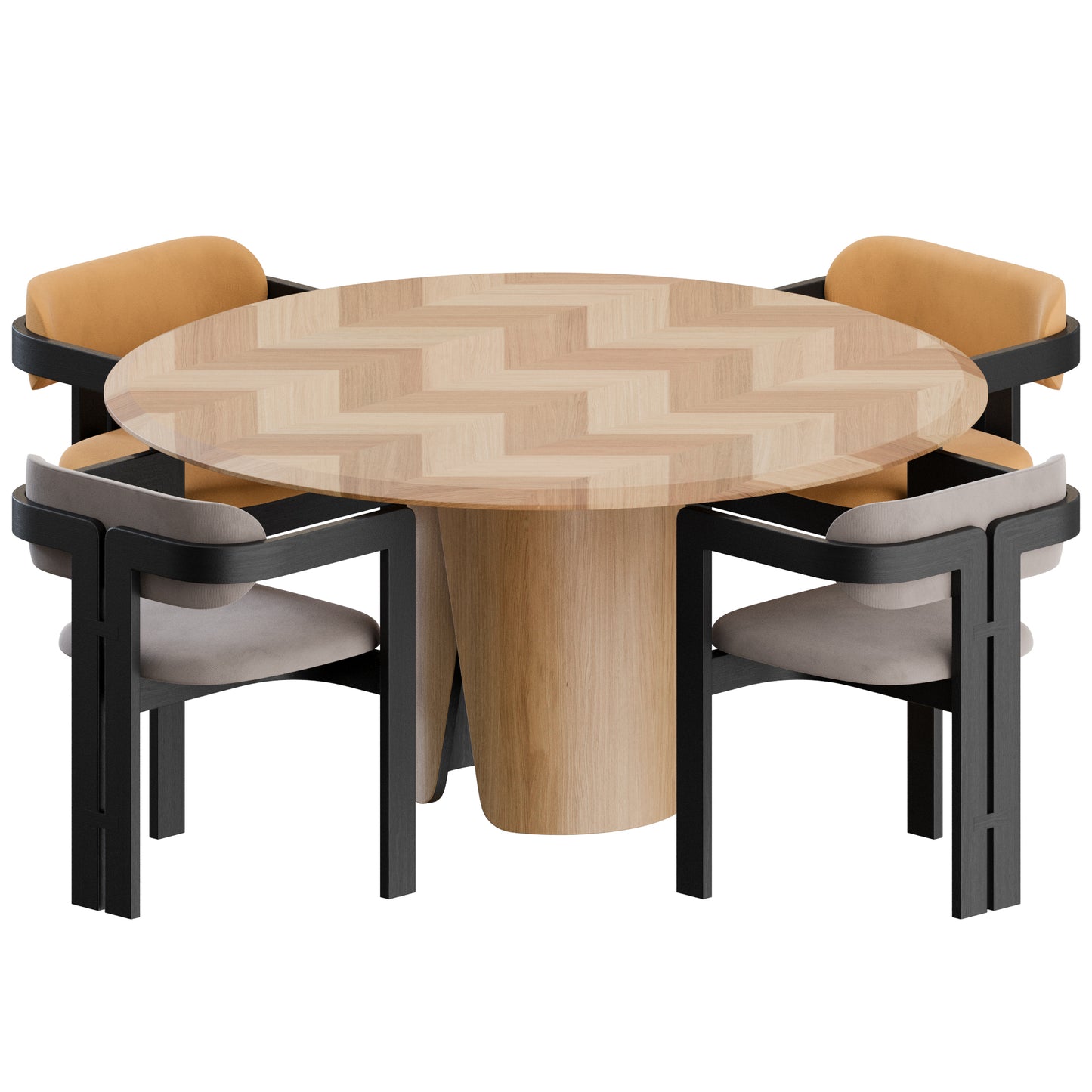 Dining Set By Gallotti & Radice 3D Model