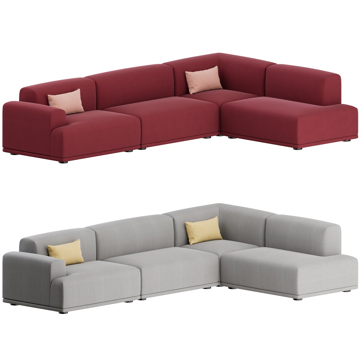 Connect Corner Sofa 01 By Muuto 3D Model