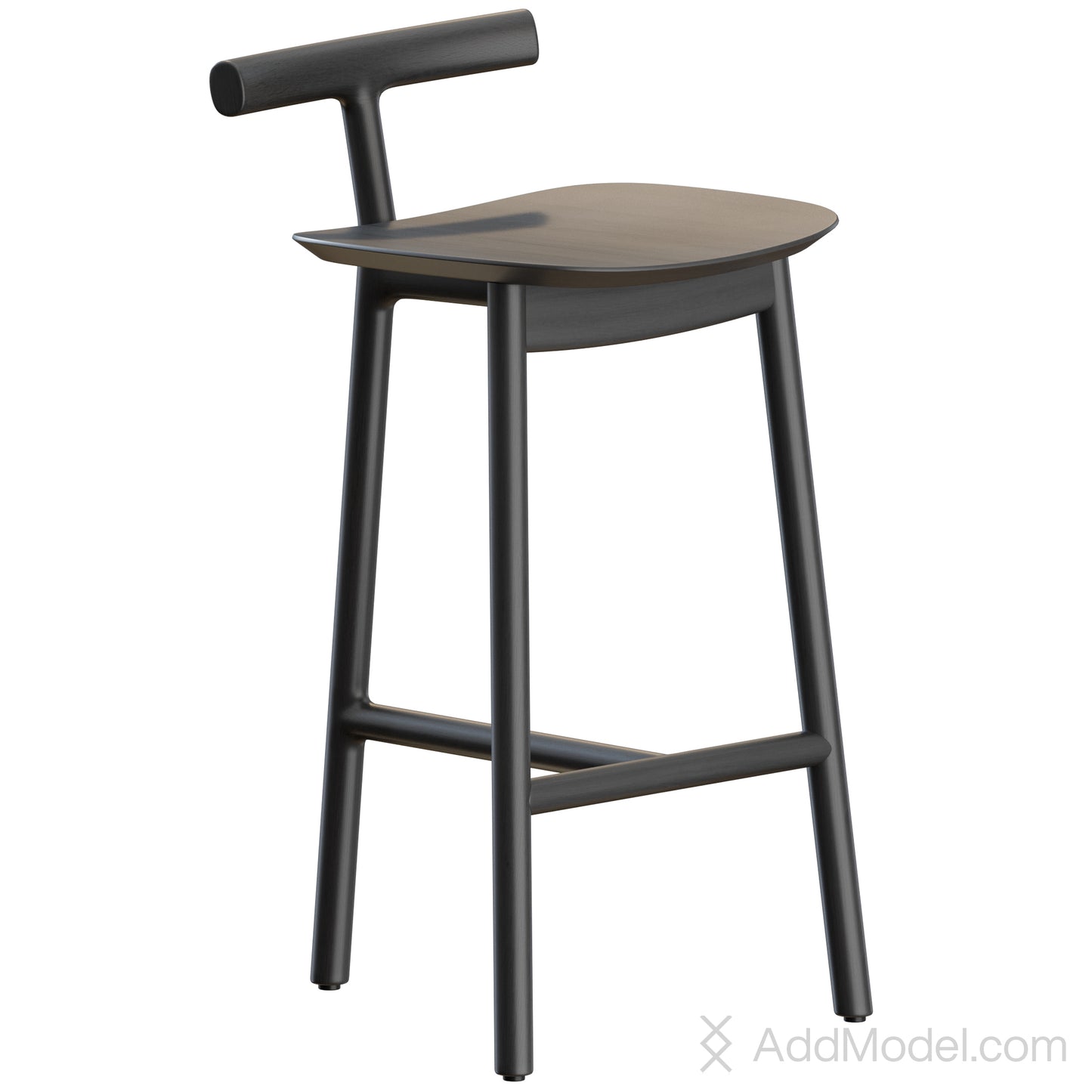 MC7 Radice Counter Stool By Mattiazzi 3D Model