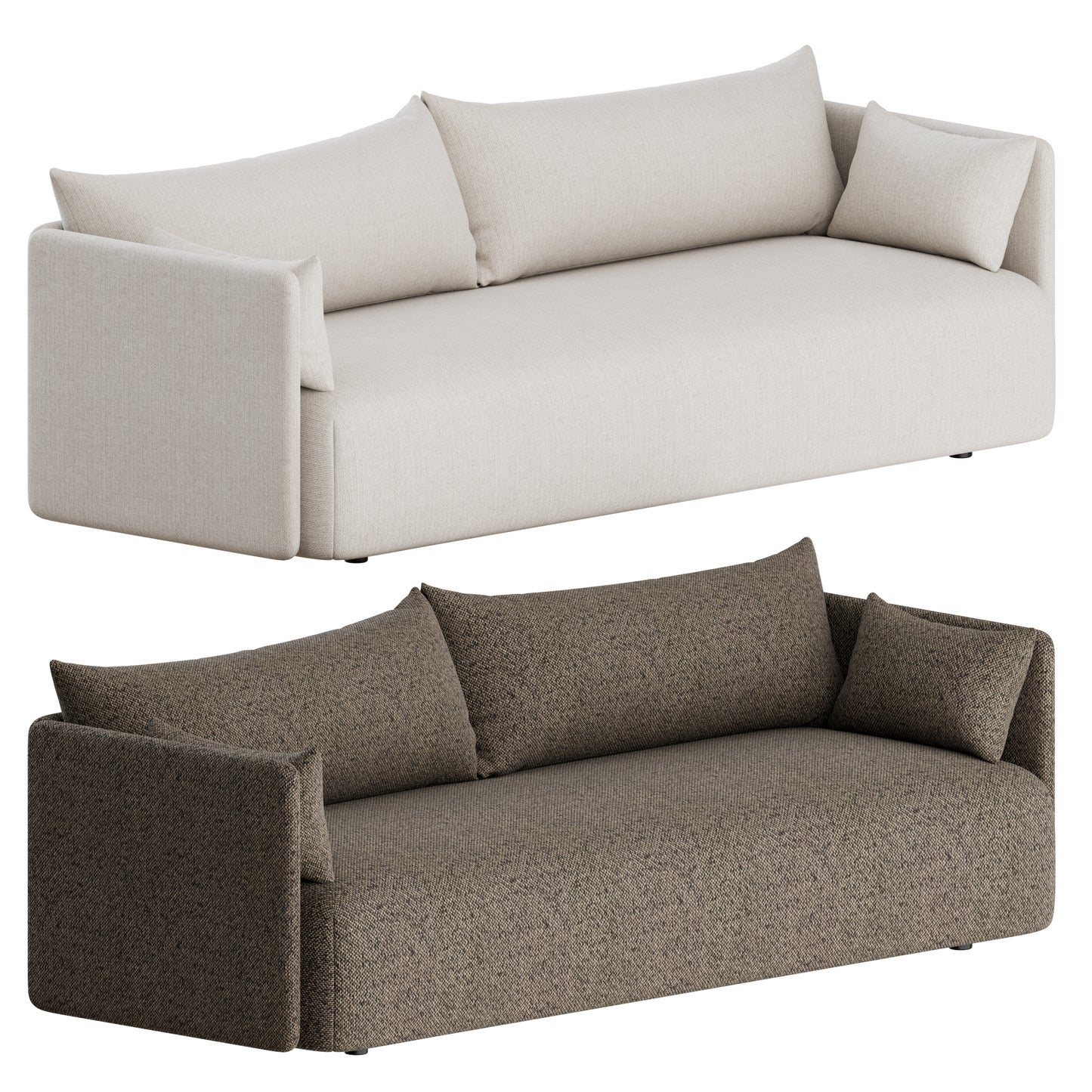 Offset Sofa 3 Seater By Audo 3D Model