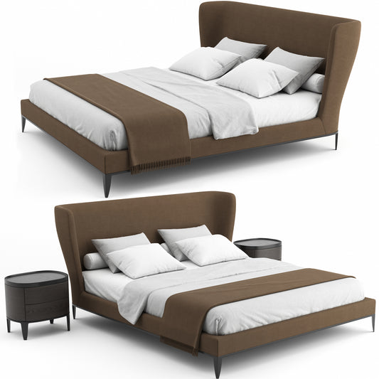 Gentleman Bed By Poliform 3D Model