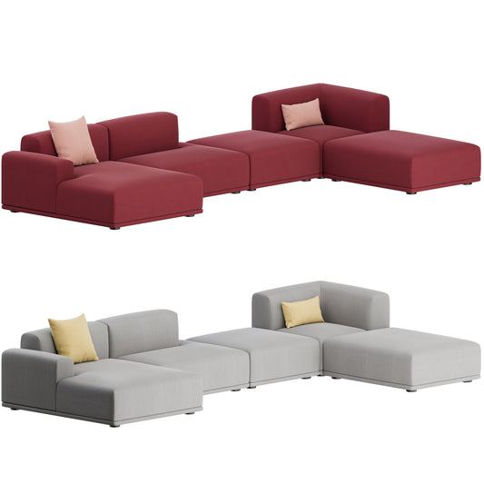 Connect Corner Sofa 02 By Muuto 3D Model