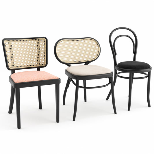 3 Chairs By Gebrueder Thonet Vienna 3D Model