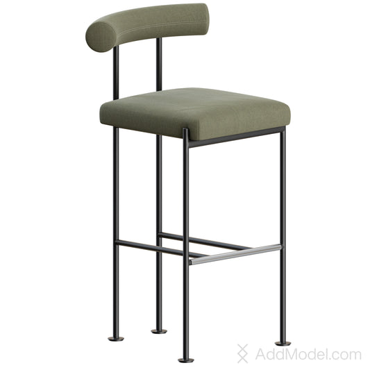 Quando Stool By MIDJ 3D Model