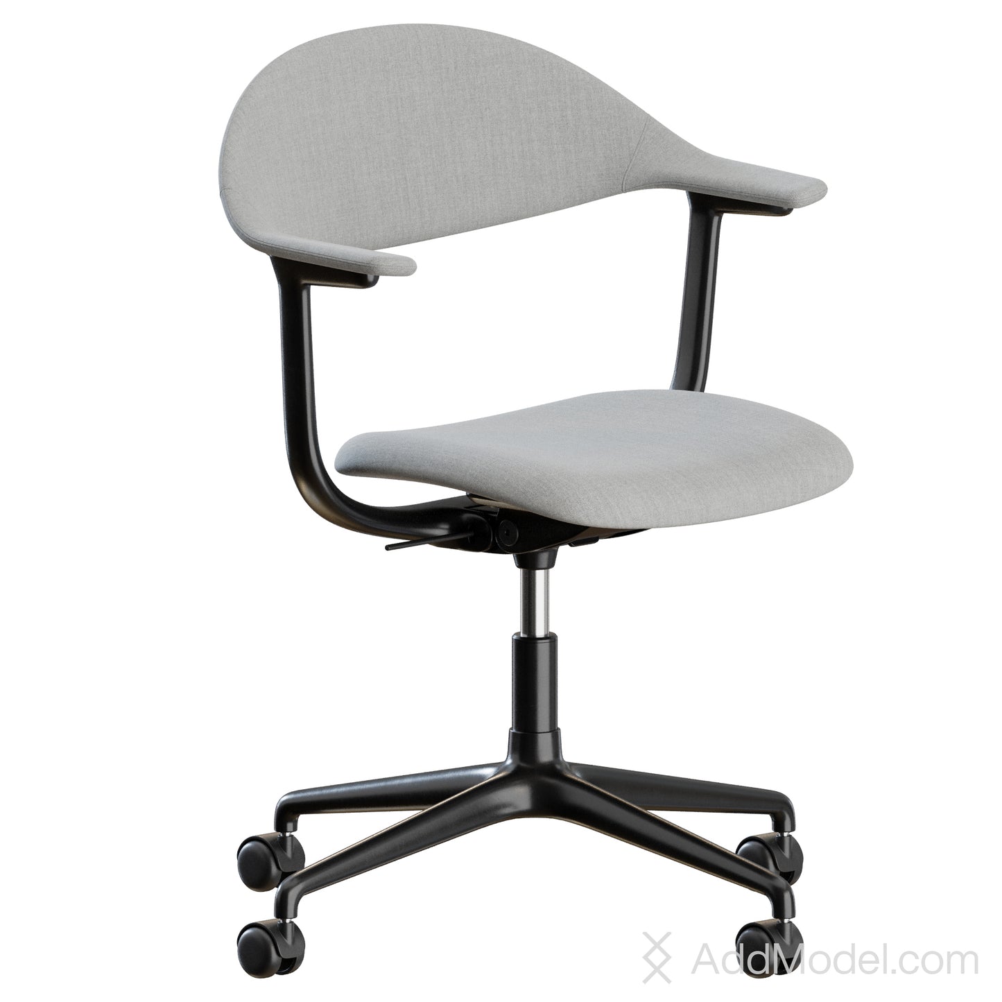 Mynt Office Chair 4 Legs By Vitra 3D Model