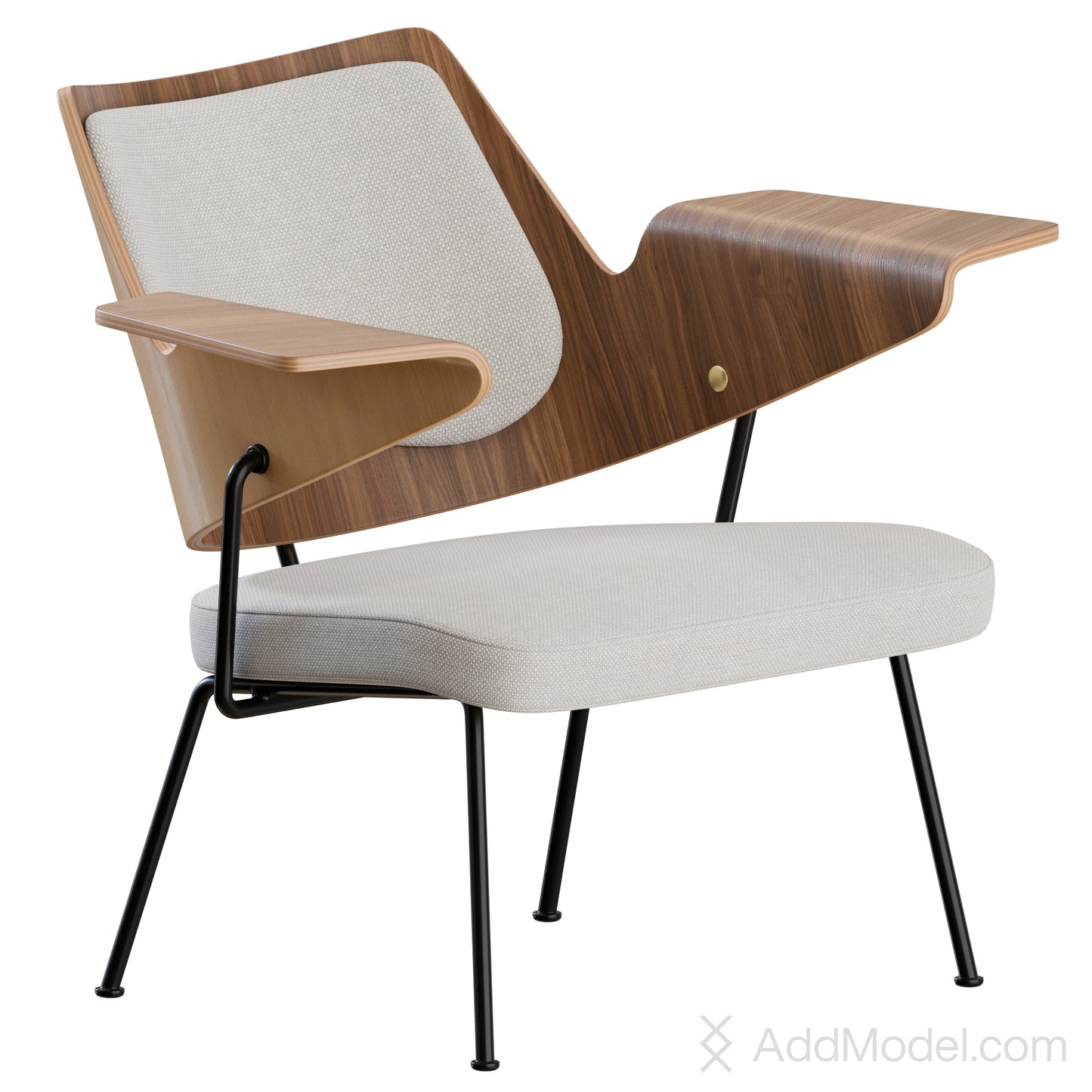 RFH Lounge Chair RD8 By &Tradition 3D Model