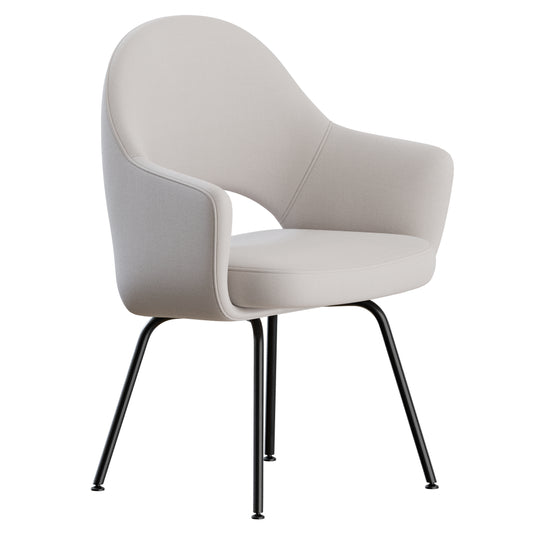 Saarinen Executive Armchair Metal Knoll 3D Model