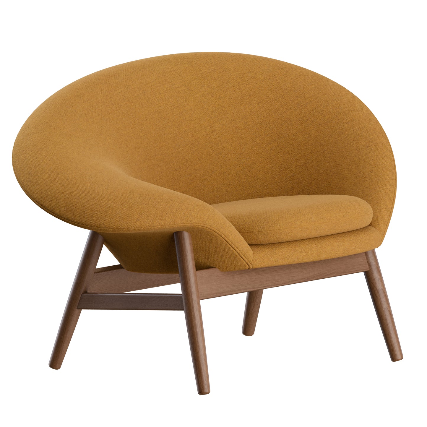 Fried Egg Lounge Chair Warm Nordic 3D Model