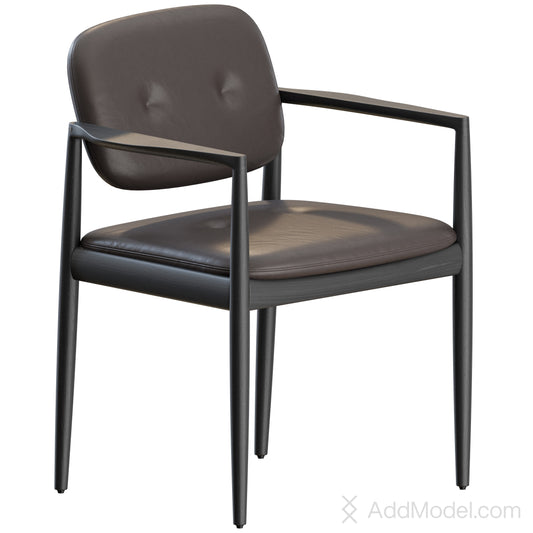 Yoko Chair By Minotti 3D Model