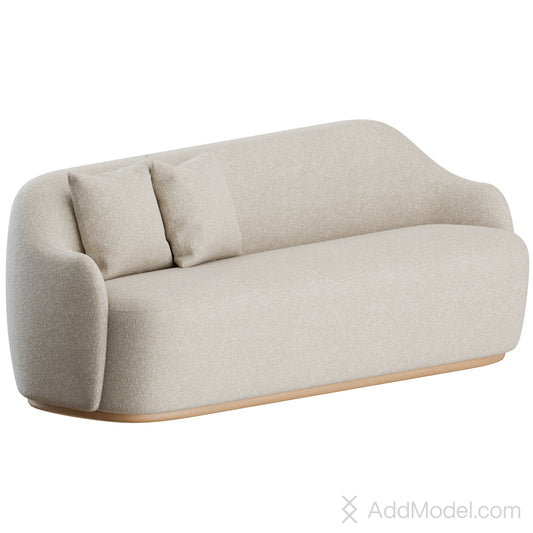 Barba Sofa By Fogia 3D Model