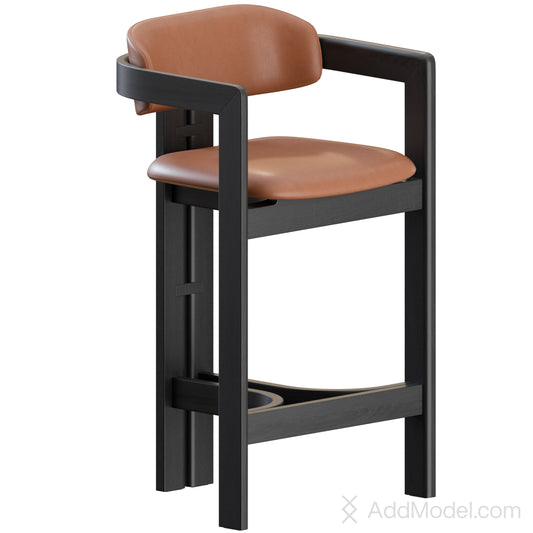 0419 Stool and Counter By Gallotti and Radice 3D Model