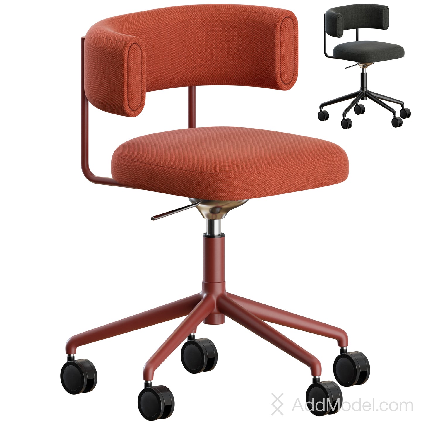 Amelie DP TS Office Chair By Midj 3D Model