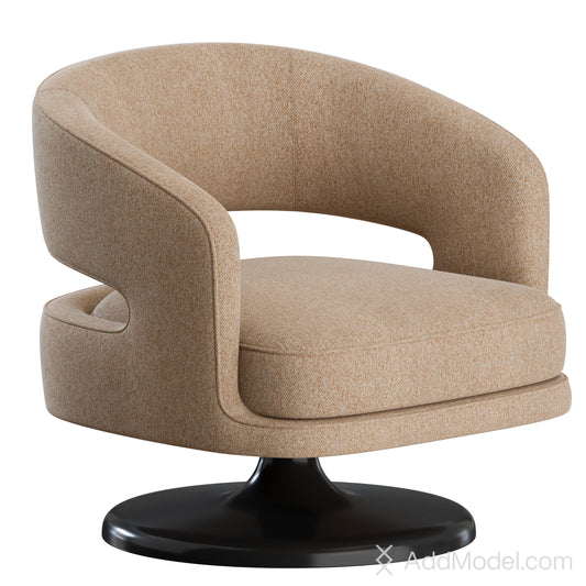 Linea Armchair By Molteni&C 3D Model