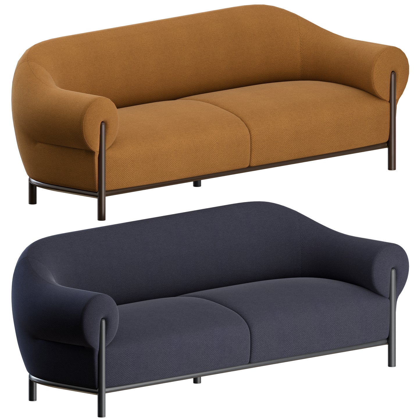 Fender 3 Seater Sofa By True Design 3D Model