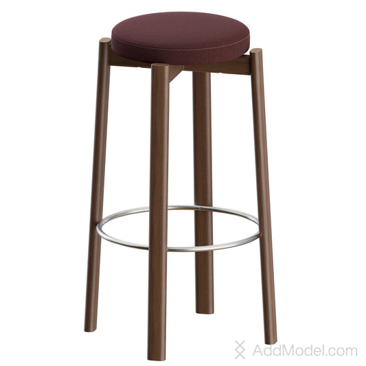 Passage Bar Stool By Audo Copenhagen 3D Model