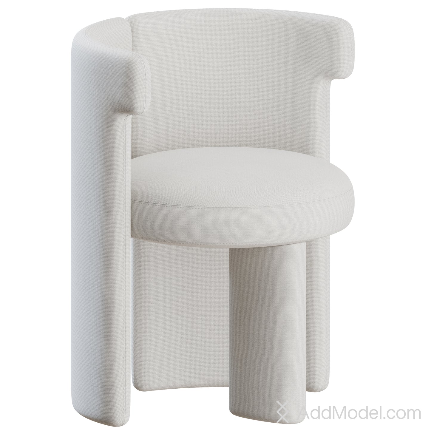 Claudine Chair By Meridiani 3D Model