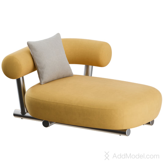 Pipe Chaise Lounge By Moroso 3D Model