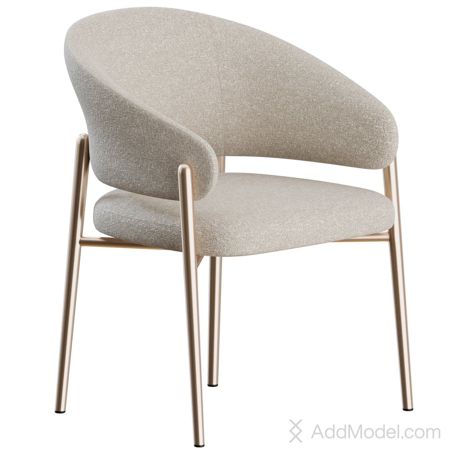 Linda Chair By Marelli 3D Model