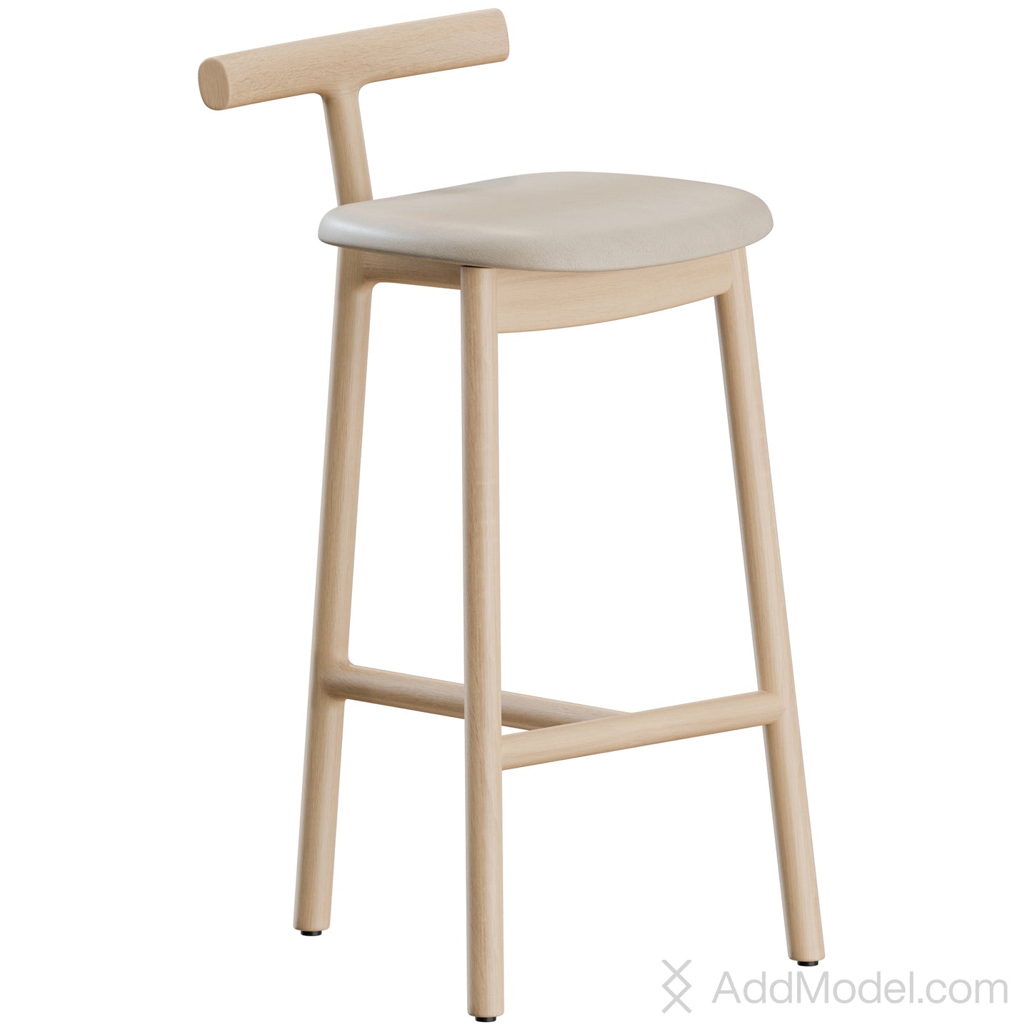 MC7 Radice Counter Stool By Mattiazzi 3D Model