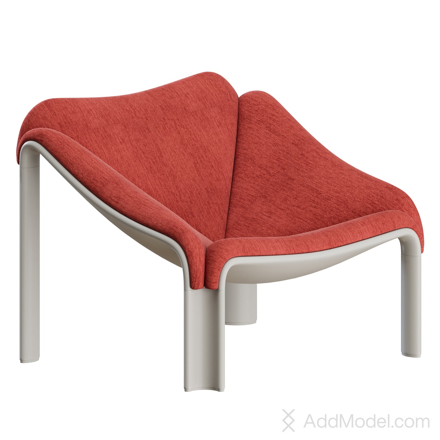 F300 Lounge Chair Pierre Paulin By Gubi 3D Model