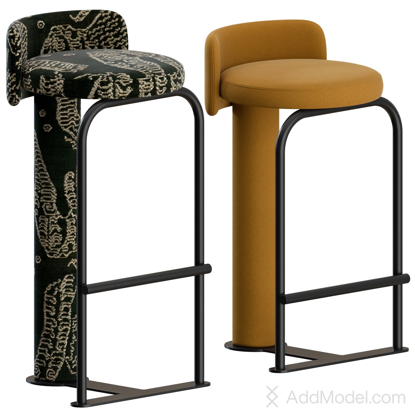 Fox Barstool and Counter By Woo Furniture 3D Model
