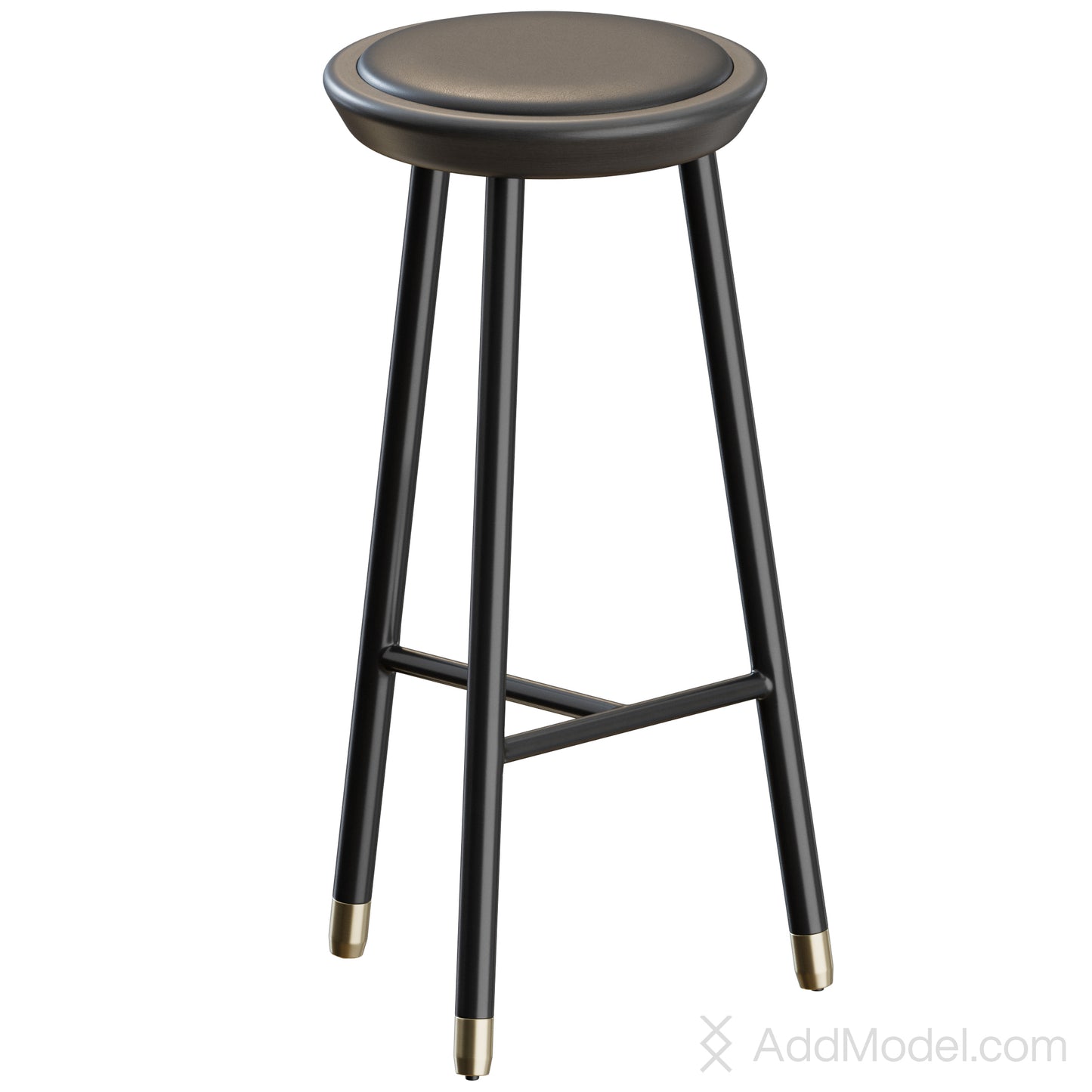 Drop Bar Stool By Topos Workshop 3D Model