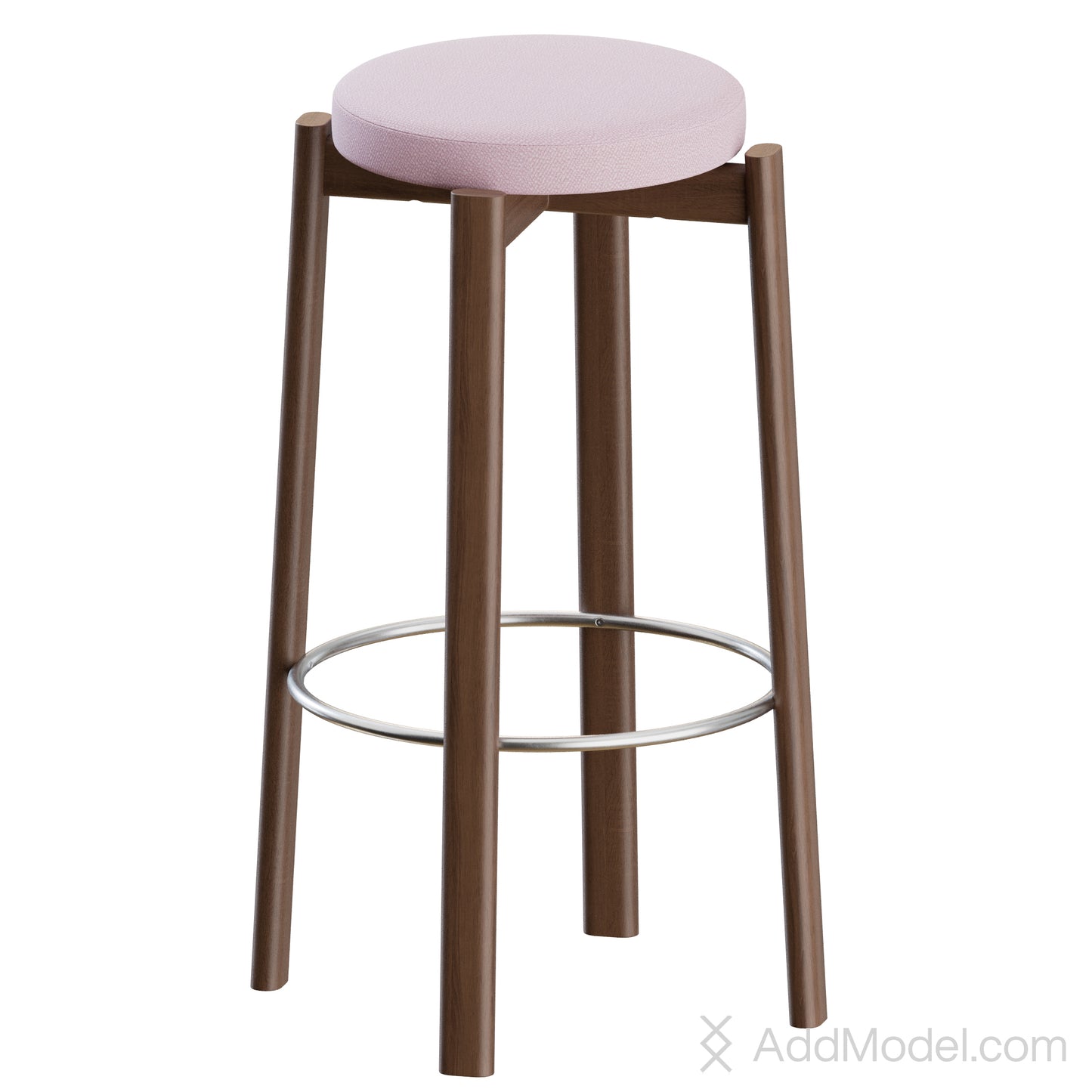 Passage Bar Stool By Audo Copenhagen 3D Model