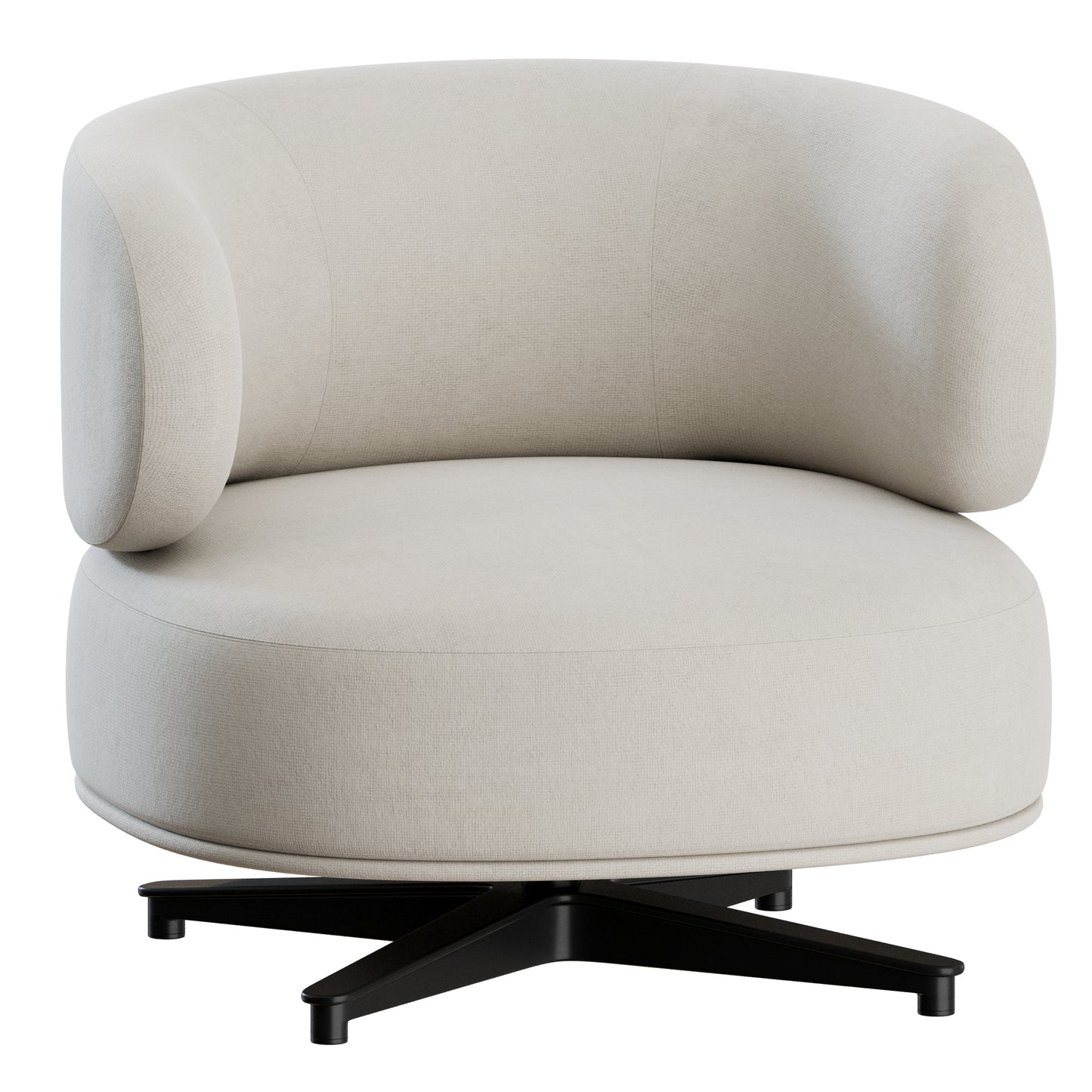 Akiko Lounge Swivel Armchair Gallotti&Radice 3D Model