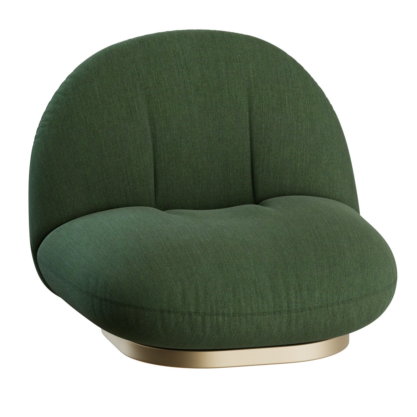 Pacha Mid-Century Lounge Chair Gubi 3D Model