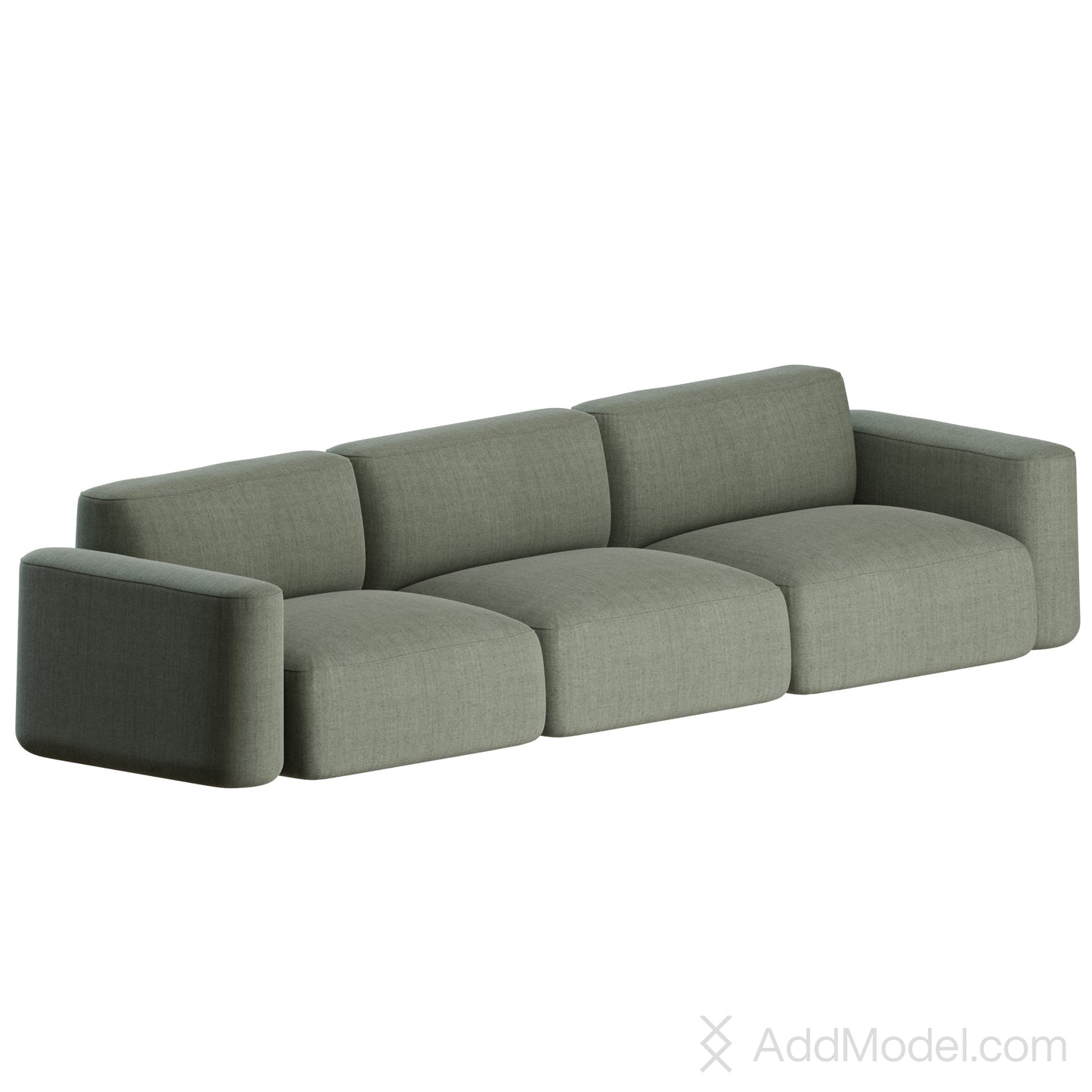 Patch Modular Sofa By Massproductions 3D Model