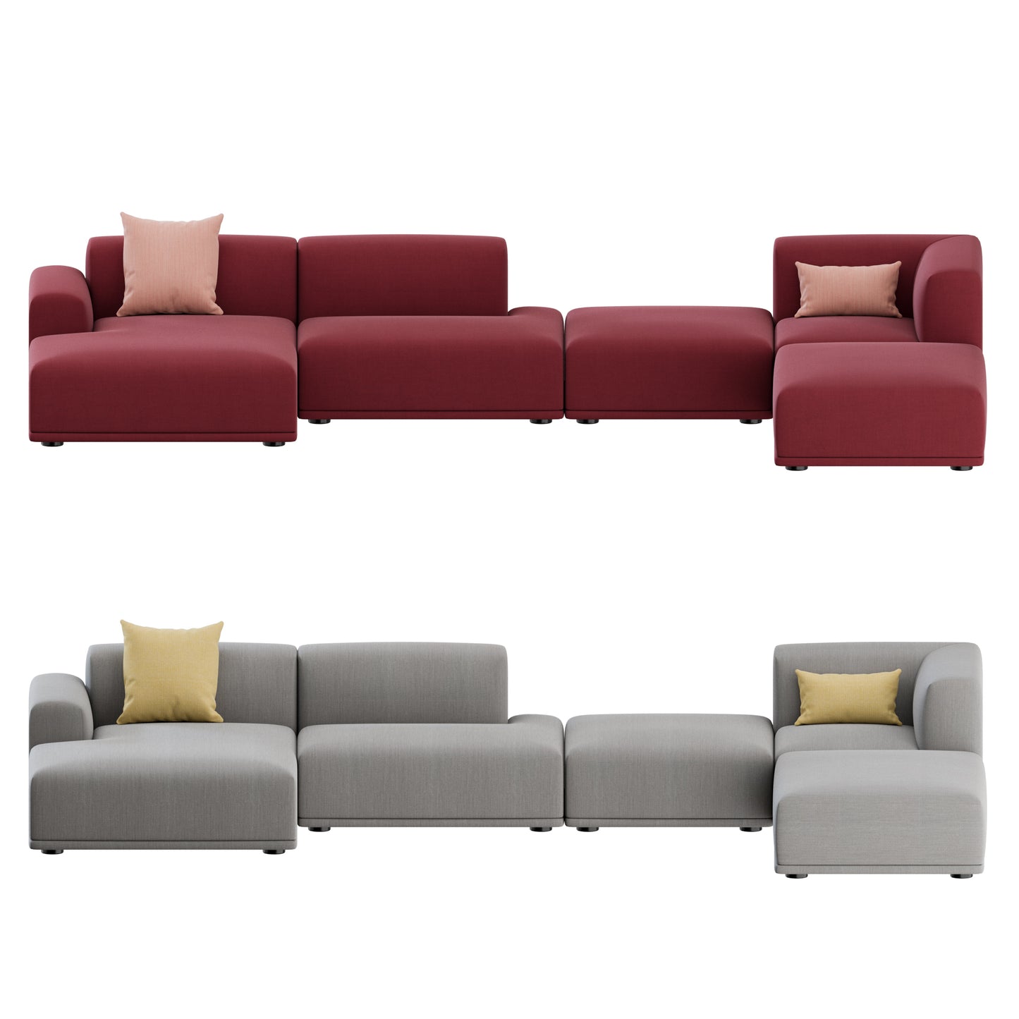 Connect Corner Sofa 02 By Muuto 3D Model