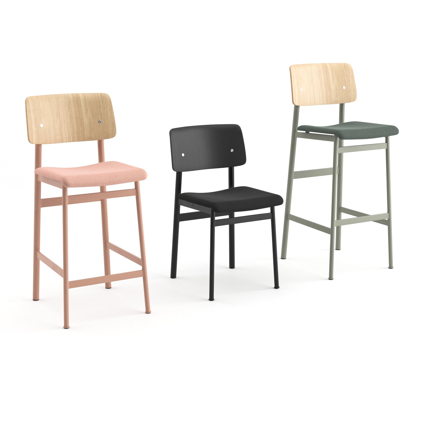 Loft Family Chairs By Muuto 3D Model