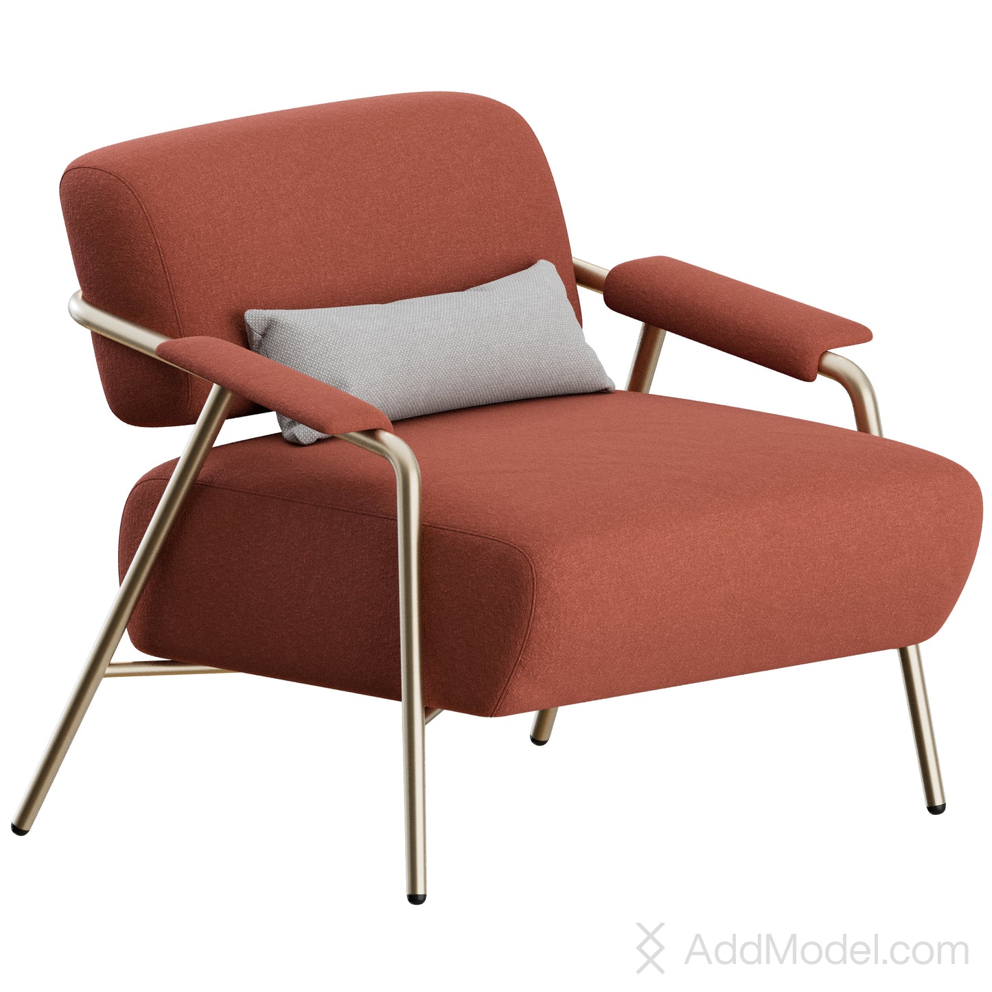 Stay Lounge Armchair By Potocco 3D Model