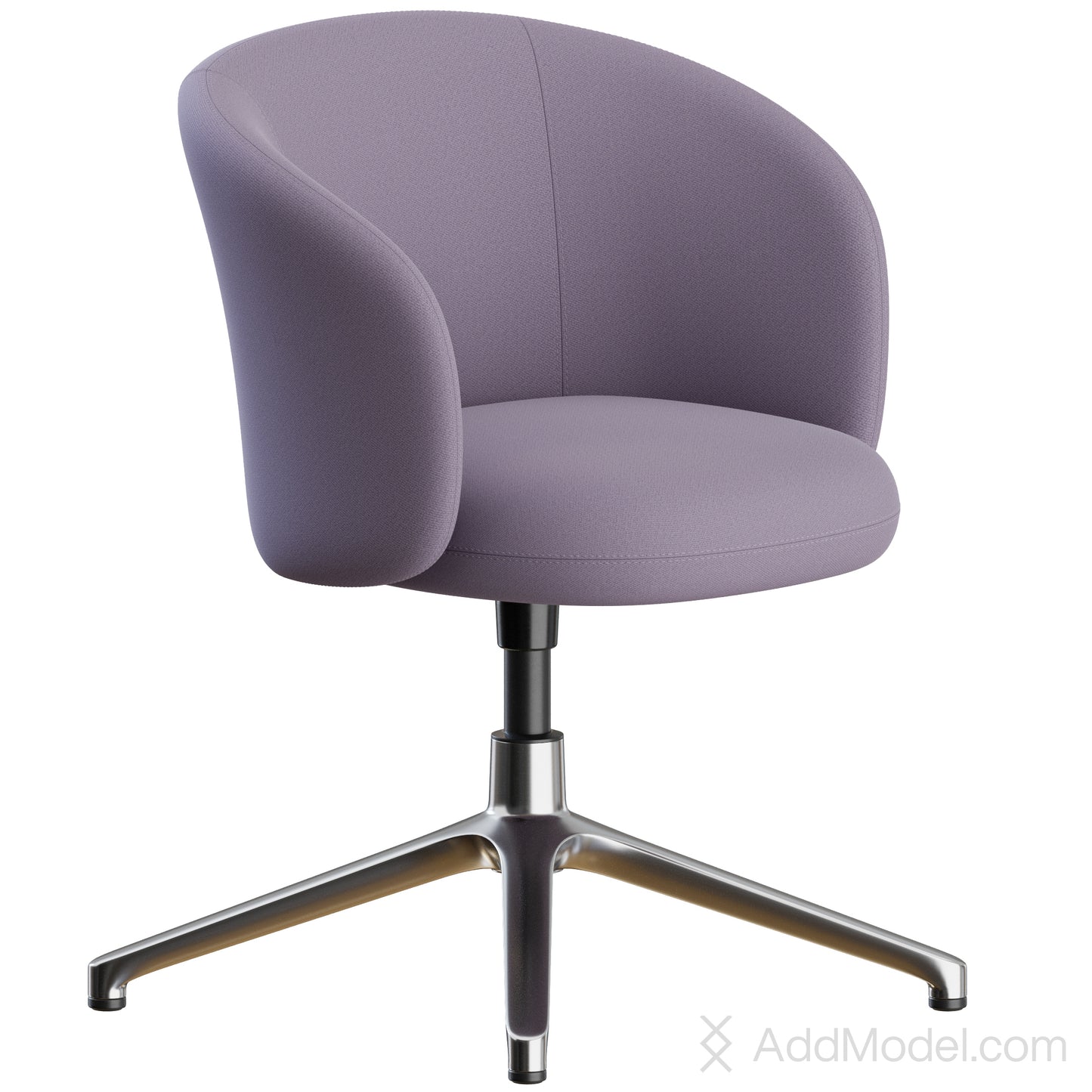Mikado Office Chair 4 Legs By Vitra 3D Model