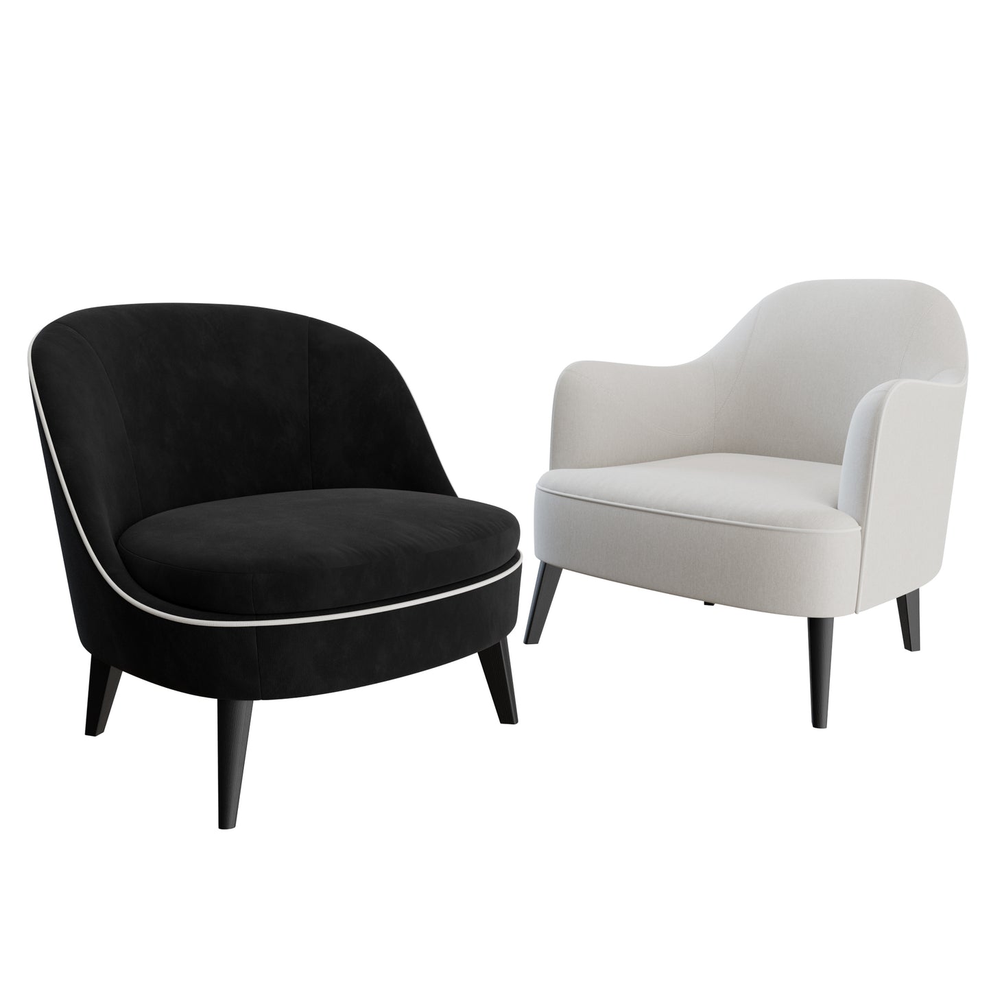 Dragonfly + Lysandre Armchair By Flexform 3D Model