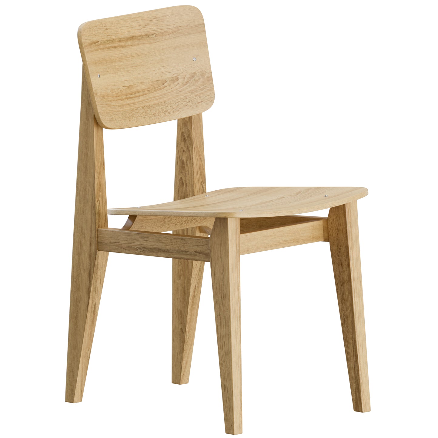 C-Chair Dining Chair Wood Gubi 3D Model